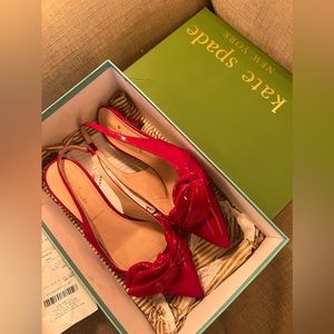 Kate spade size 8 red deep red